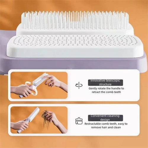 Automatic Cleaning Rotating Lifting Comb
