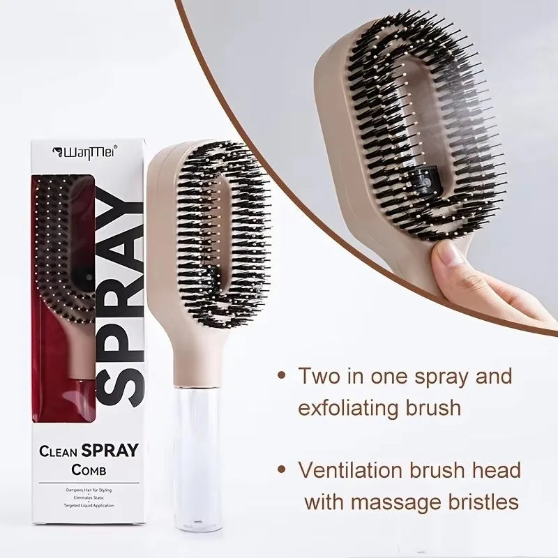 Multi-functional Spray Bottle Scalp Massage Hair Comb
